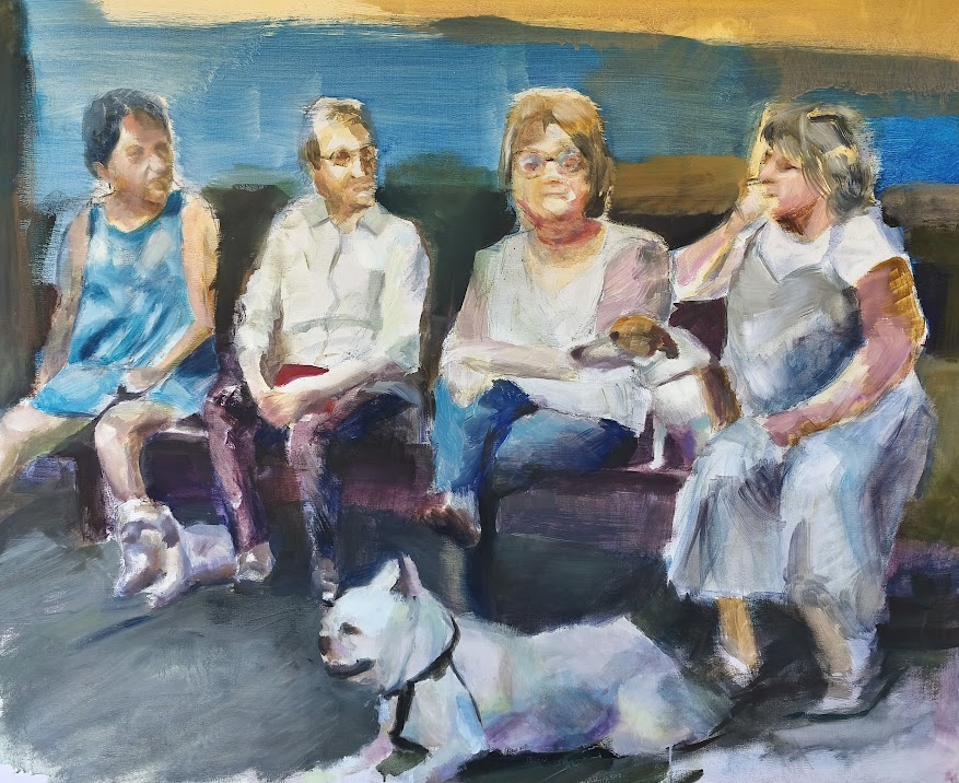 Las Cuatro Brujas (2020) Óleo sobre lienzo 74x92